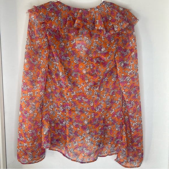 Free People Nina Print Top in Tulips Ditsy - Picture 7 of 8
